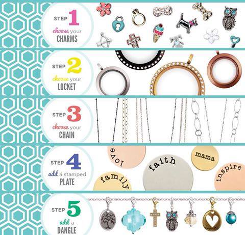 How to Put an Origami Owl Locket Together--The Steps!!