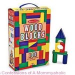 100-Pc Wood Blocks Set