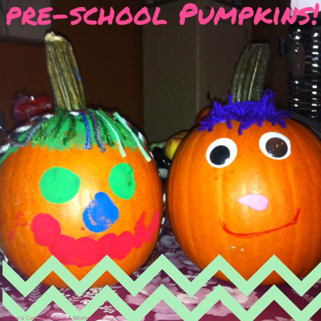 The Actual Pumpkins from Pre-School