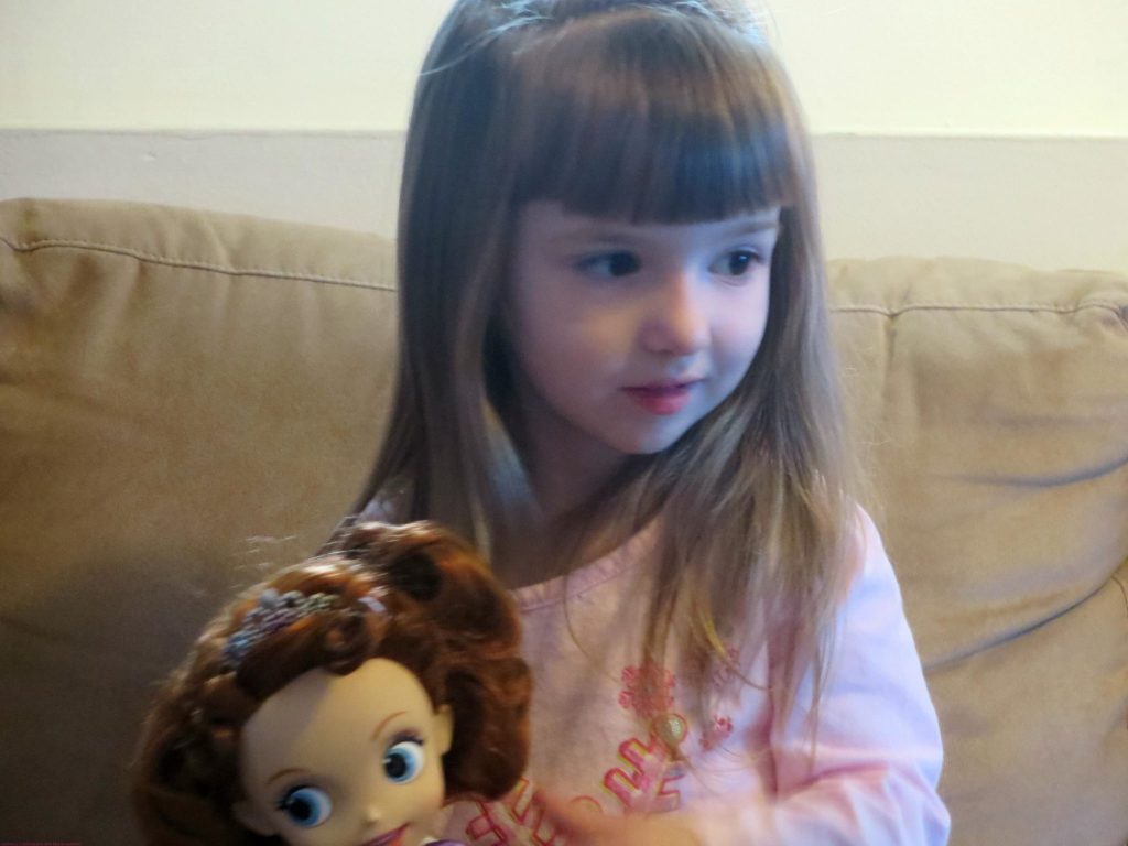 Seeing this kind of excitement from a gift like Princess Sofia Doll!