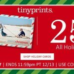Tiny Prints 25% Off Holiday Cards PLUS free shipping (no minimum order!) Tonight ONLY