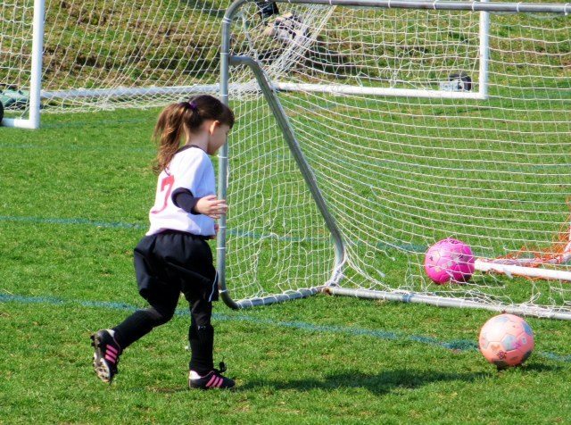 Emma Scoring A Goal