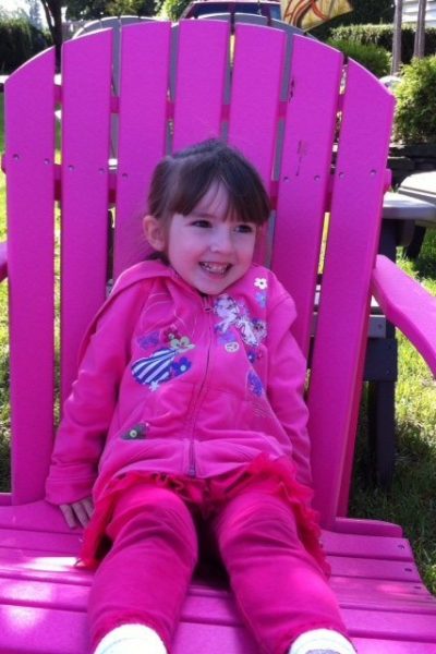 Lily Sitting Pretty in Pink Chair