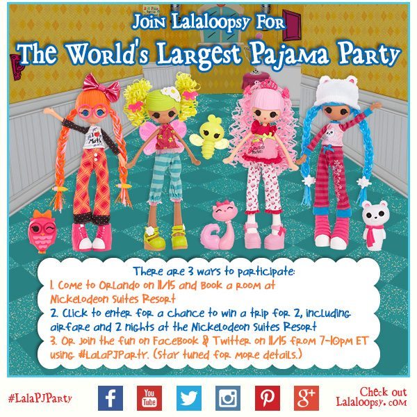 Lalaloopsy Pajama Party Invite