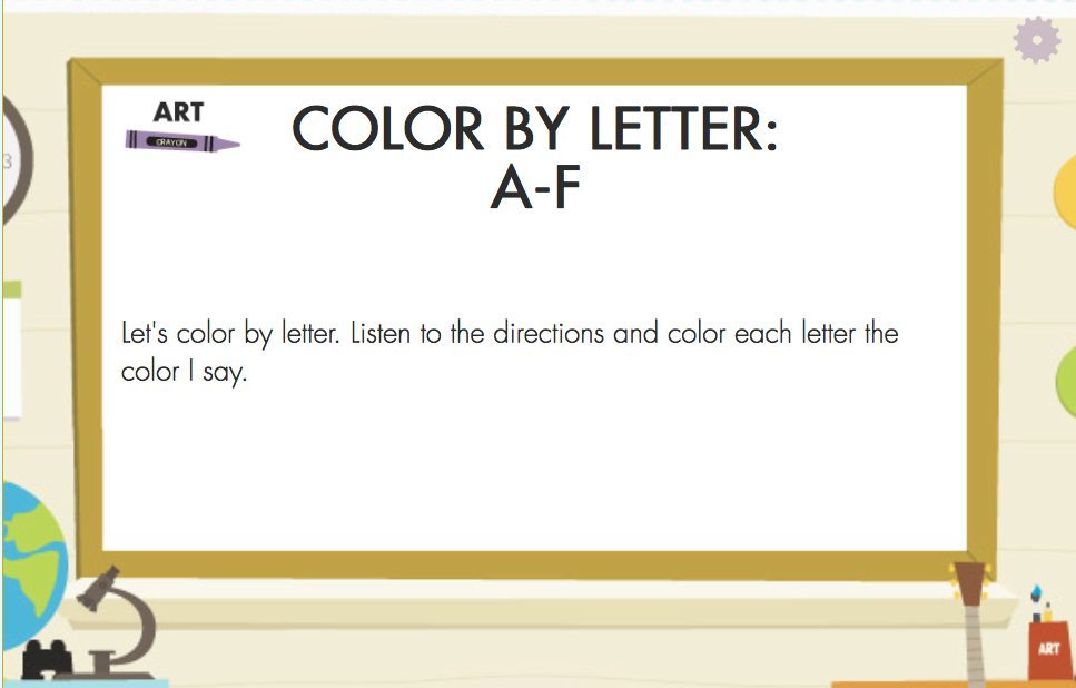 Color Letters - Letter and Color Recognition