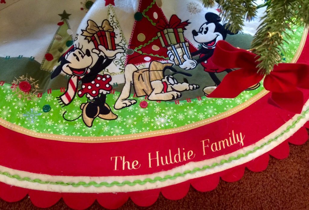 Mickey and Minnie Mouse Tree Skirt