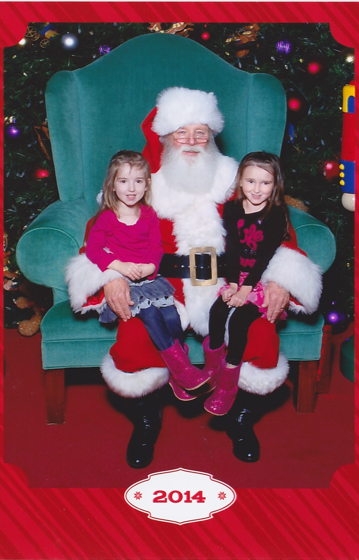 The Girls with Santa 2014