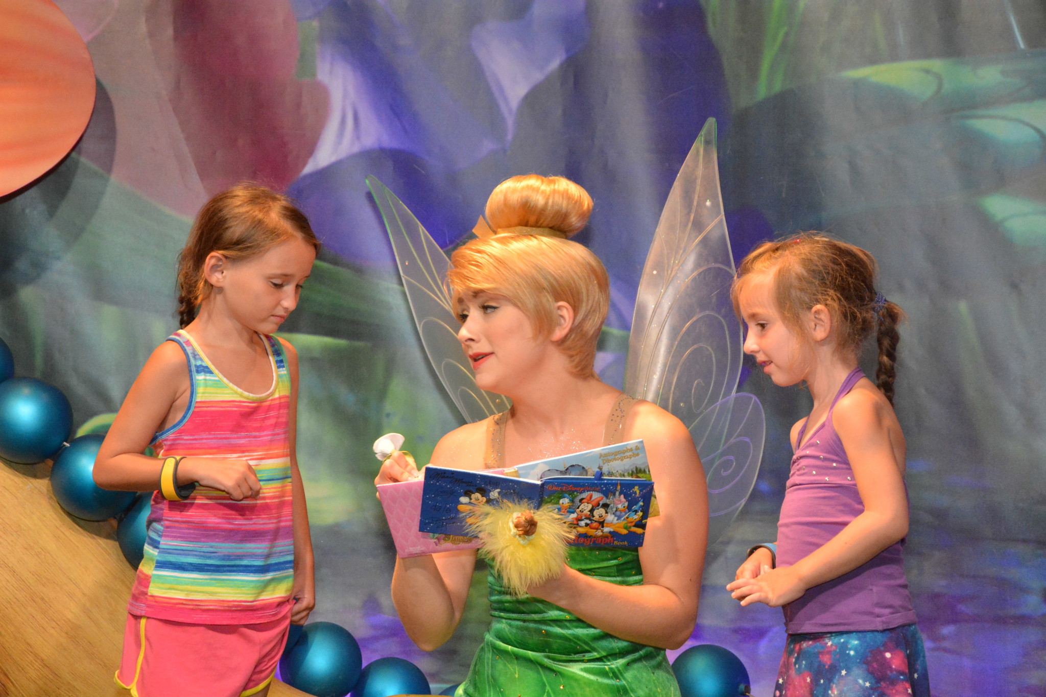 The girls and Tinker Bell