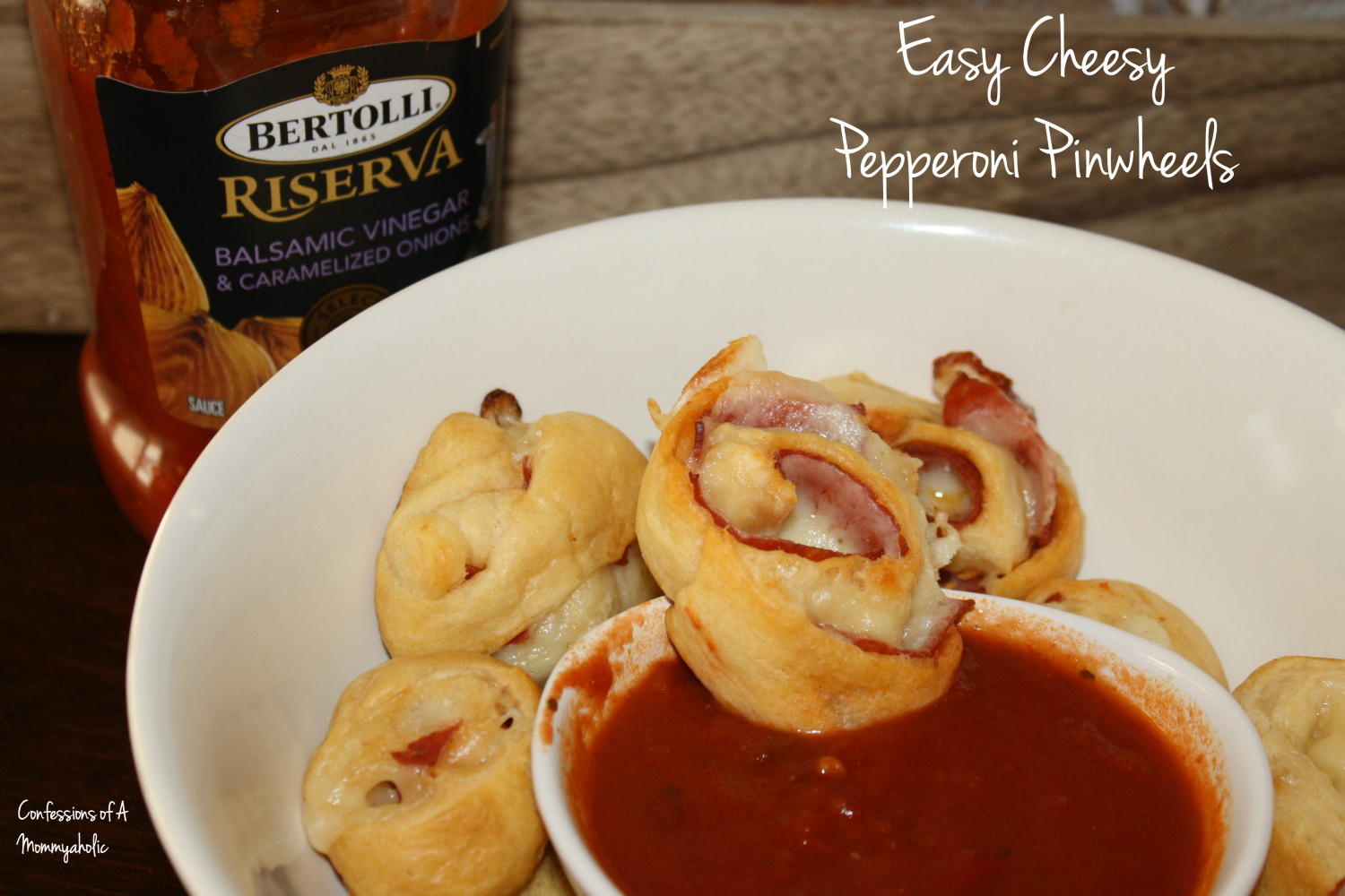 Easy Cheesy Pepperoni Pinwheels