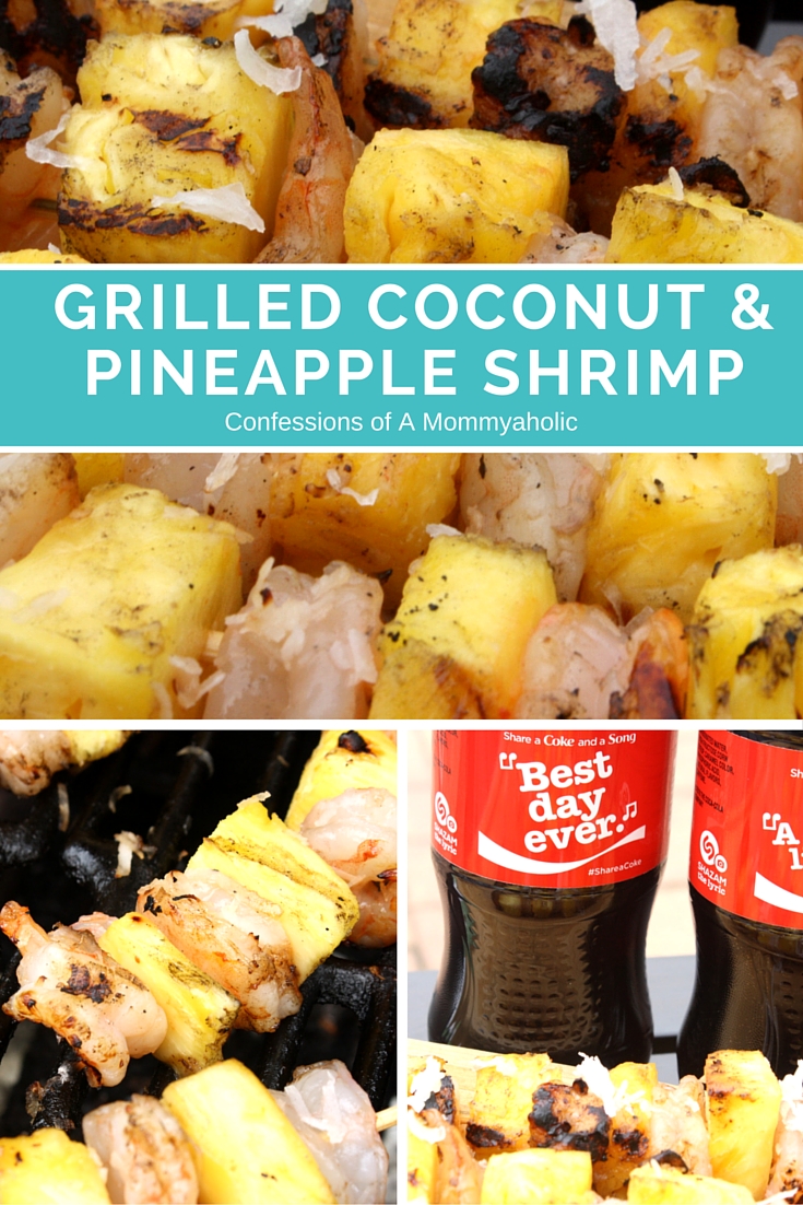 Grilled Coconut & Pineapple Shrimp