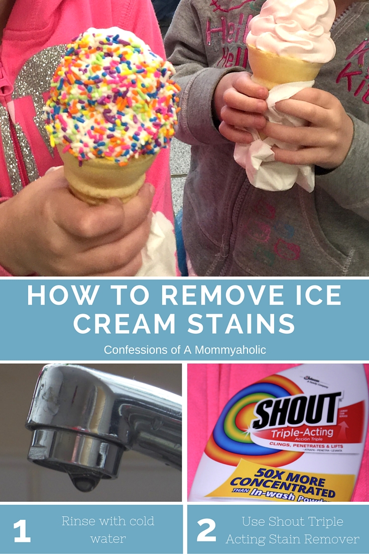 How to Remove Ice Cream Stains