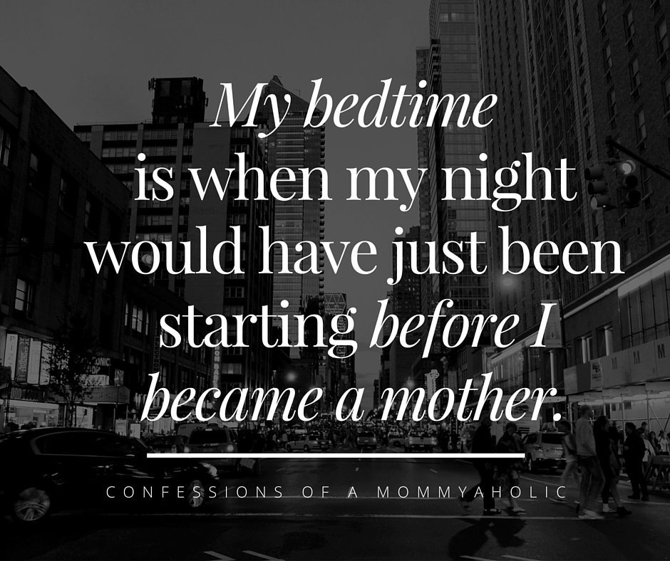 Bedtime and Night's Out for Moms Meme