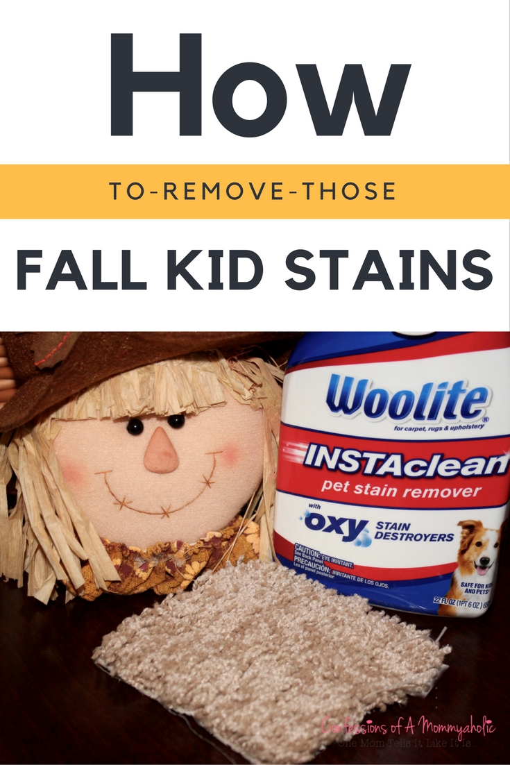 How to remove those fall kid stains