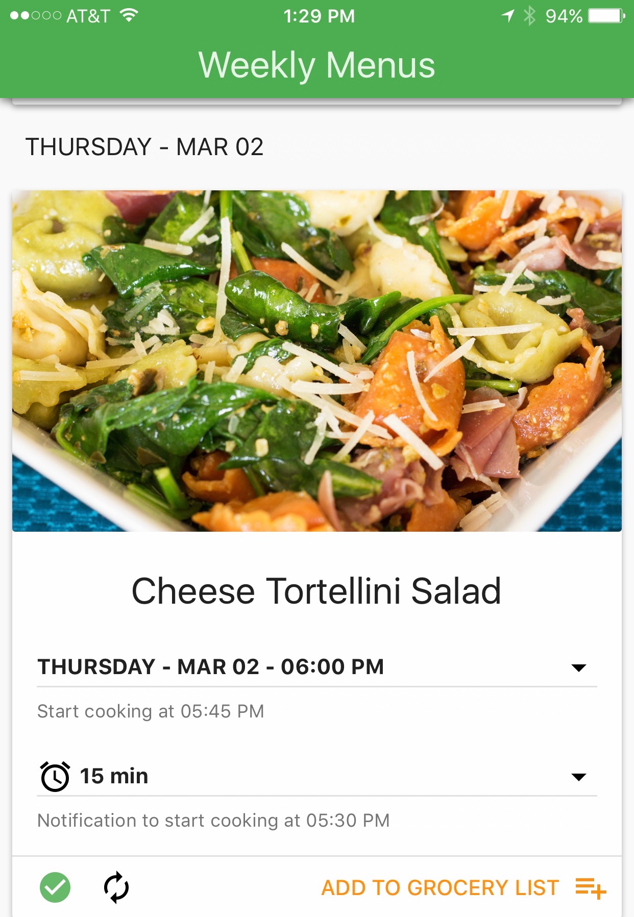 Cheese Tortellini Salad