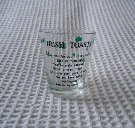 Irish Toast Shot Glass