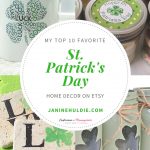 My Top 10 Favorite Etsy St. Patrick’s Day Home Decor + FREE Printable
