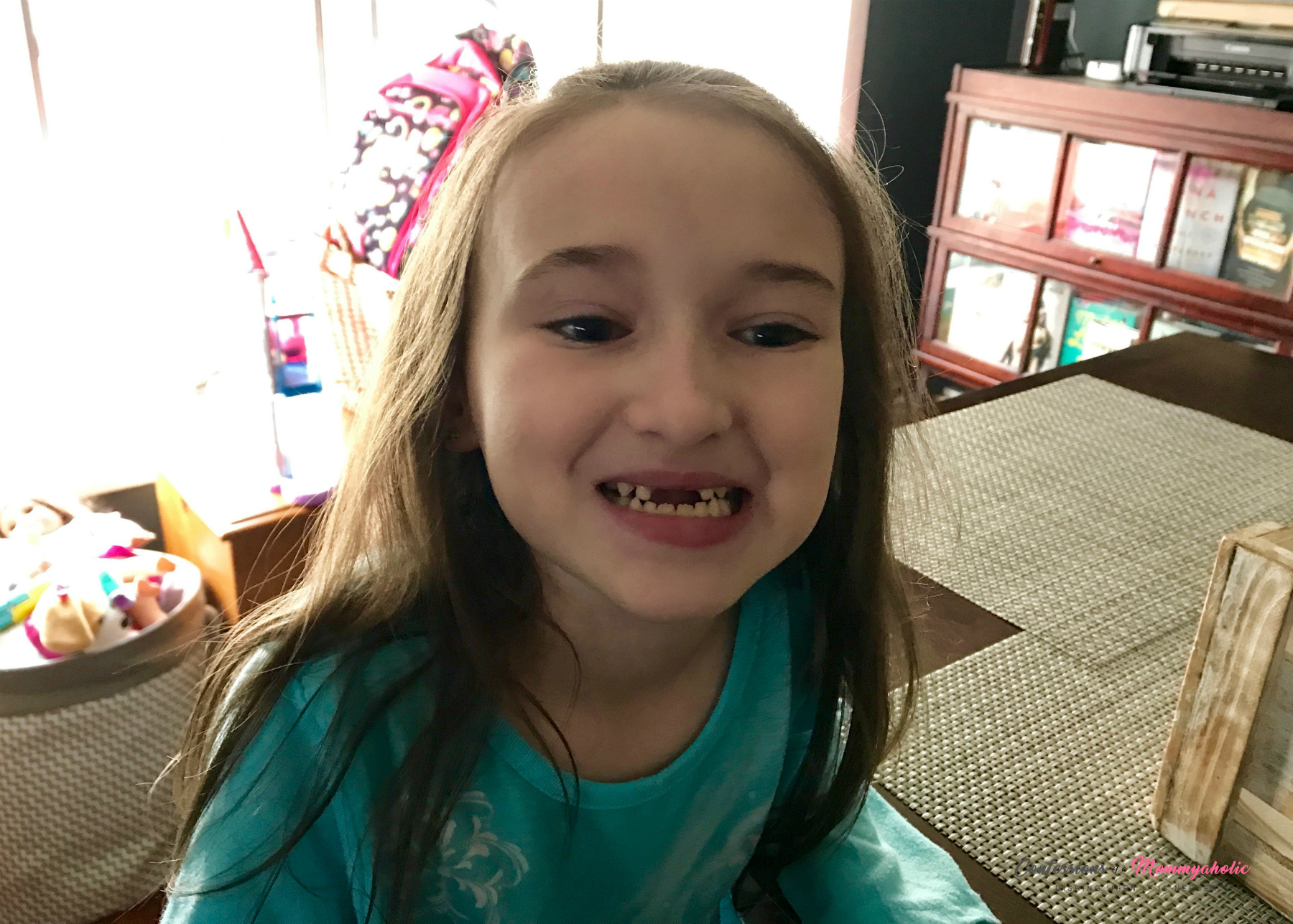 Toothless for her big day