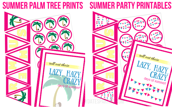 Roll Out Summer Party Printables