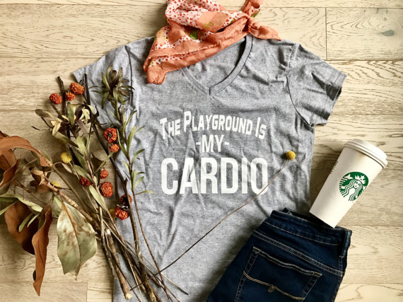 The Playground is My Cardio Shirt Etsy