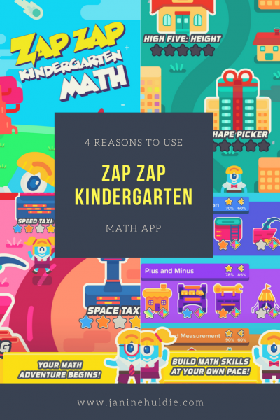 4 Reasons to Use Zap Zap Kindergarten Math App