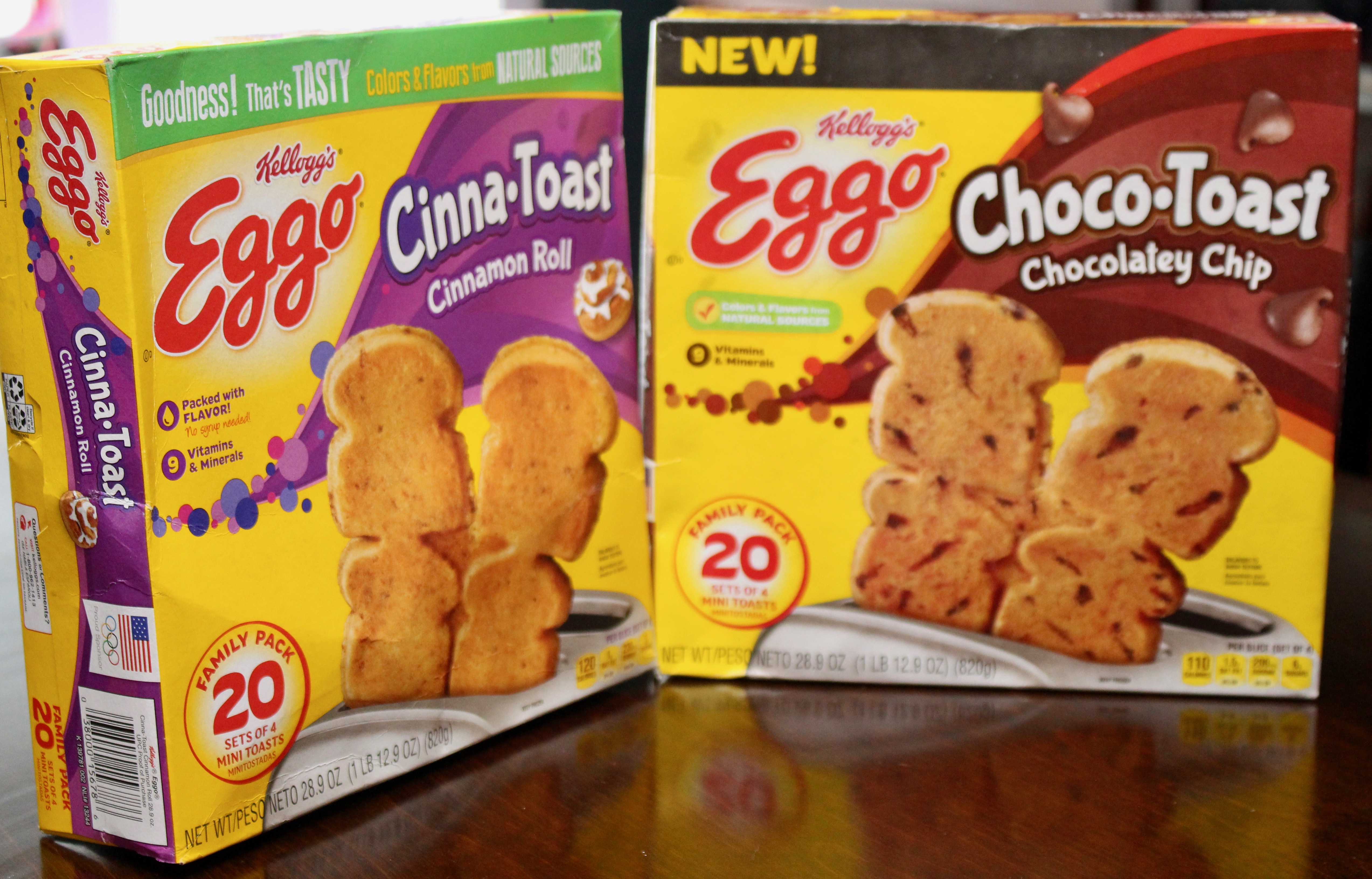 Eggo Cinna-Toast and Eggo Choco-Toast