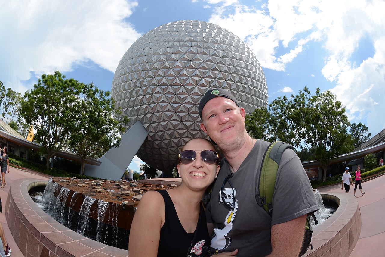 Us at Epcot in Summer 2017