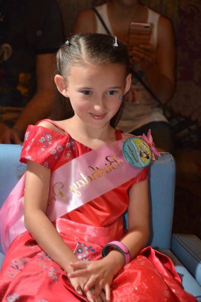 Emma at Disney Summer 2017 dressed as Princess Elena