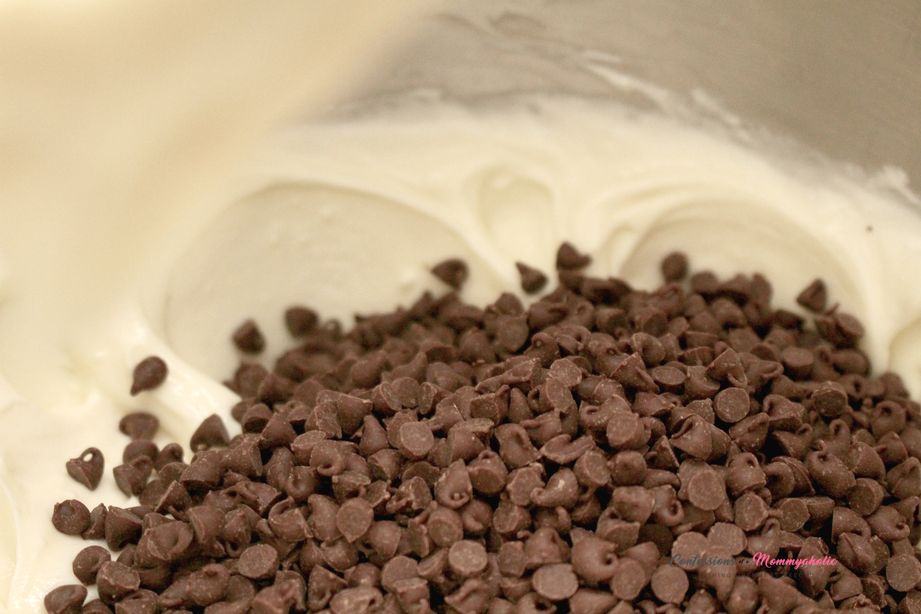 Cannoli Dip Ingredients with Chocolate Chips