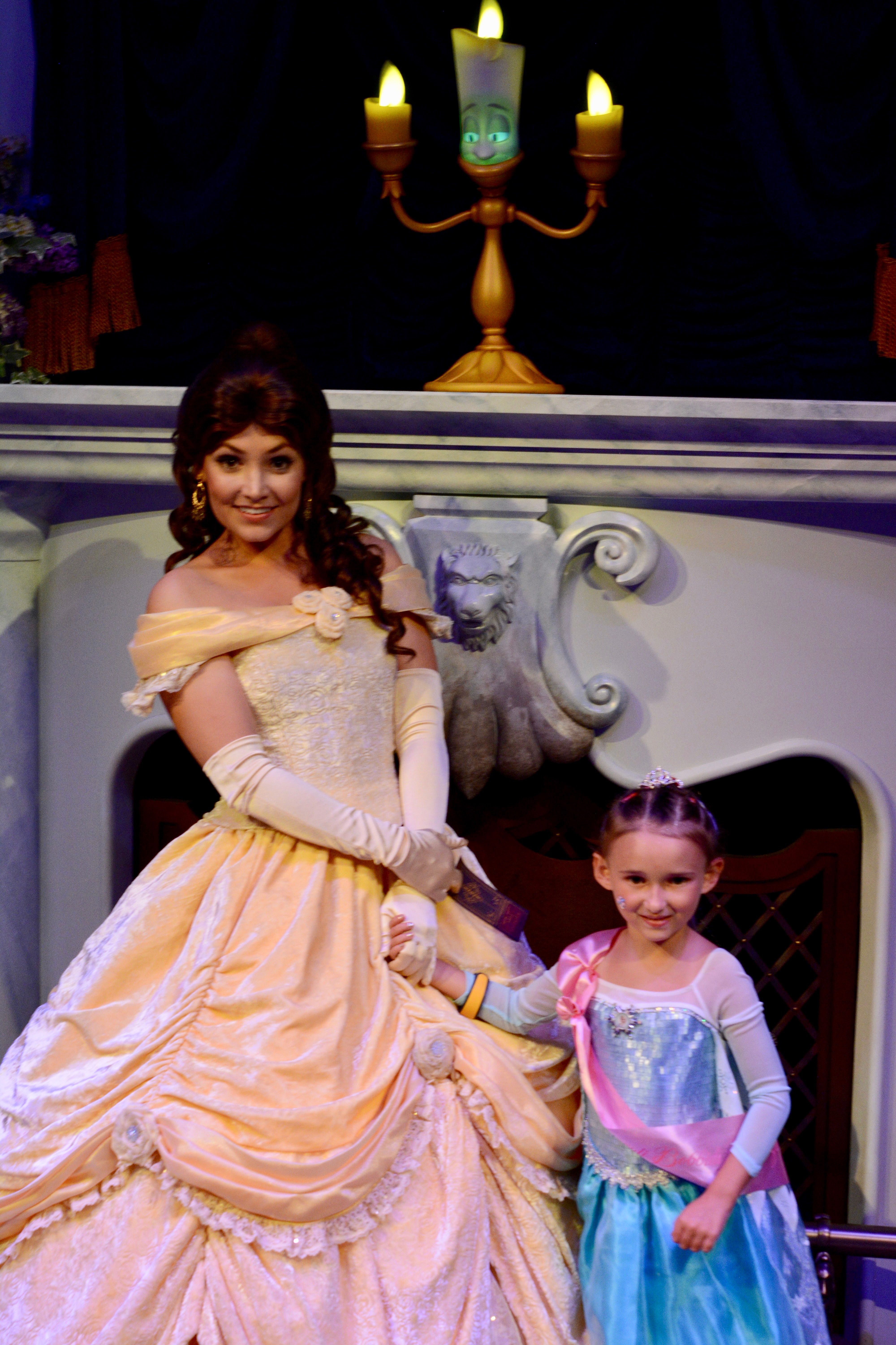 Enchanted tales with Belle at Disney World 2015 