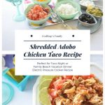 Shredded Adobo Chicken Tacos Recipe #TSSBH