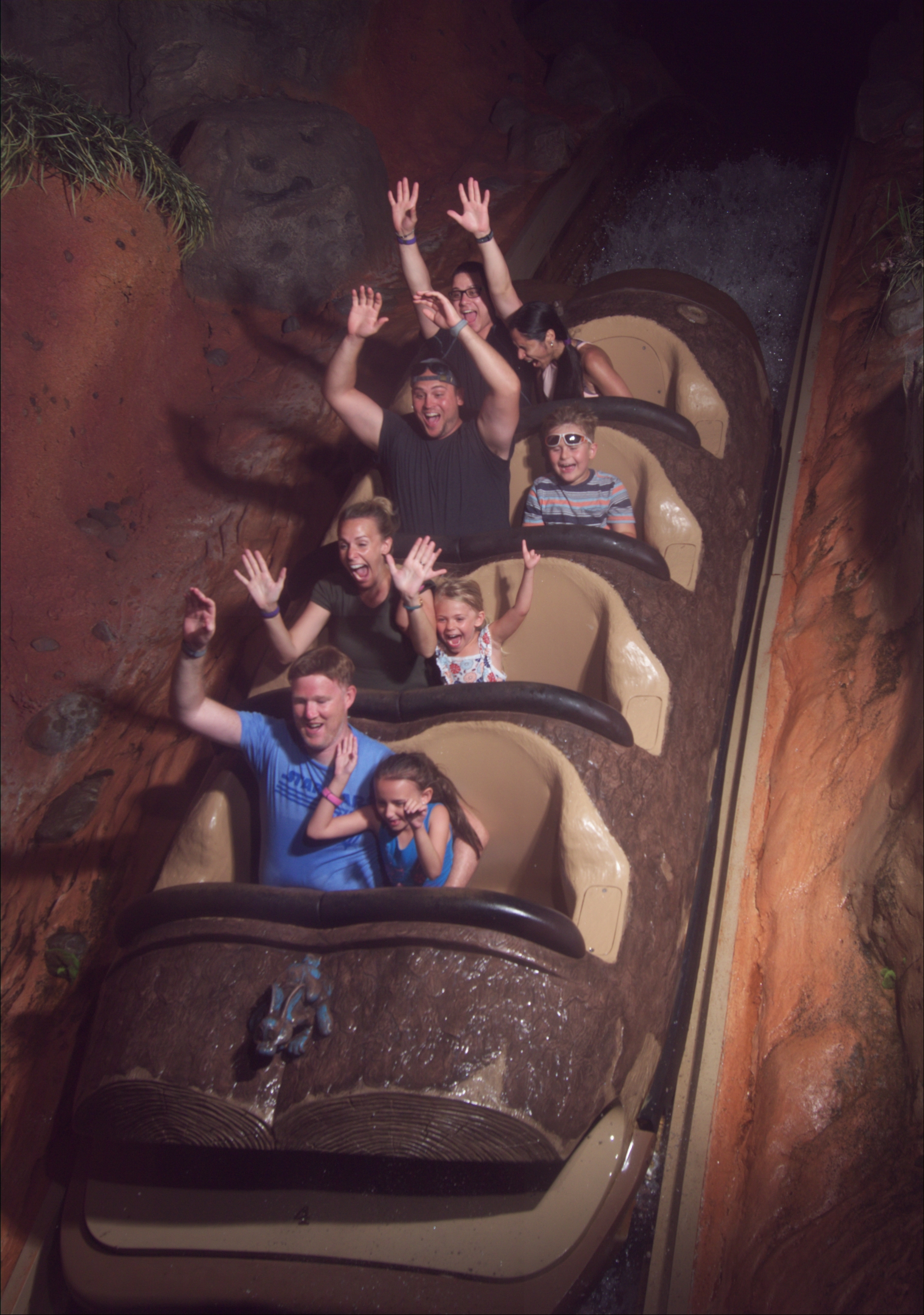On Disney World Magic Kingdom Splash Mountain