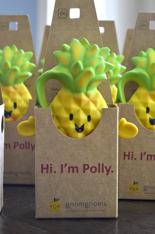 Polly Pineapple Teething Toy in Her Cute Packaging