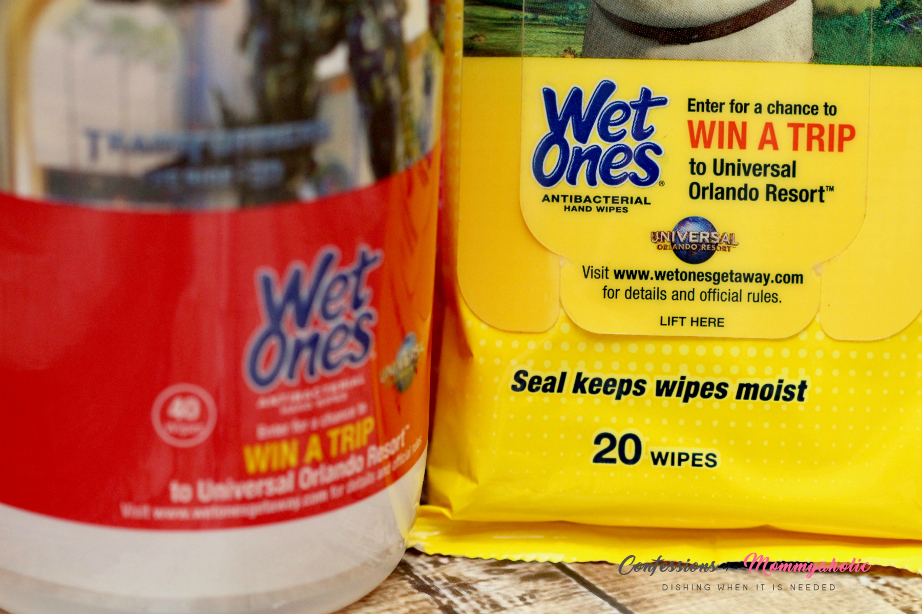 Wet Ones Win A trip to Universal for Moms Messes