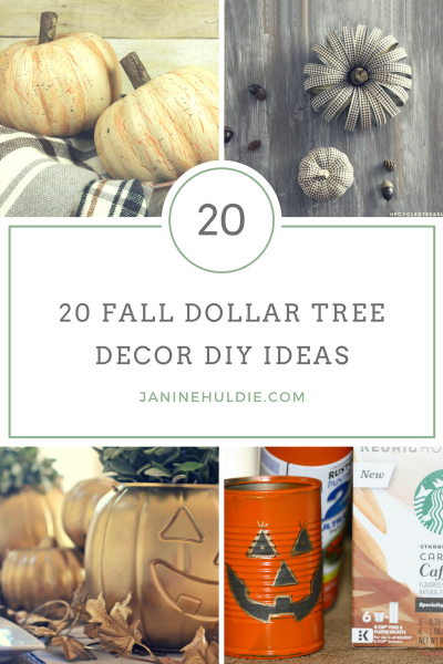 20 Fall Dollar Tree Decor DIY Ideas
