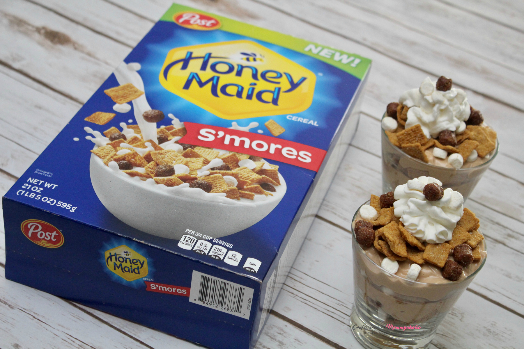 Honey Maid S'mores and Finished Parfait Cups