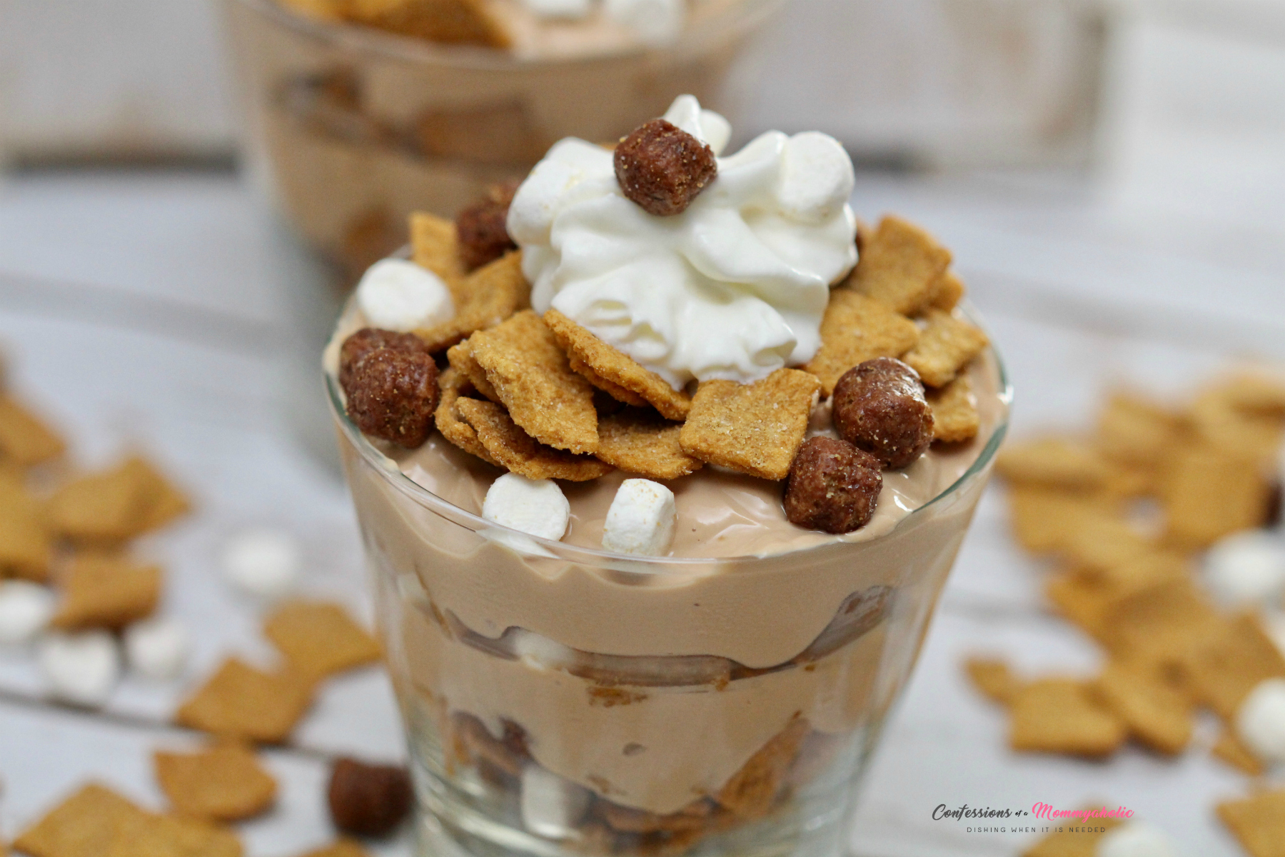 Horizontal Hero for S'mores Breakfast Parfait Cups