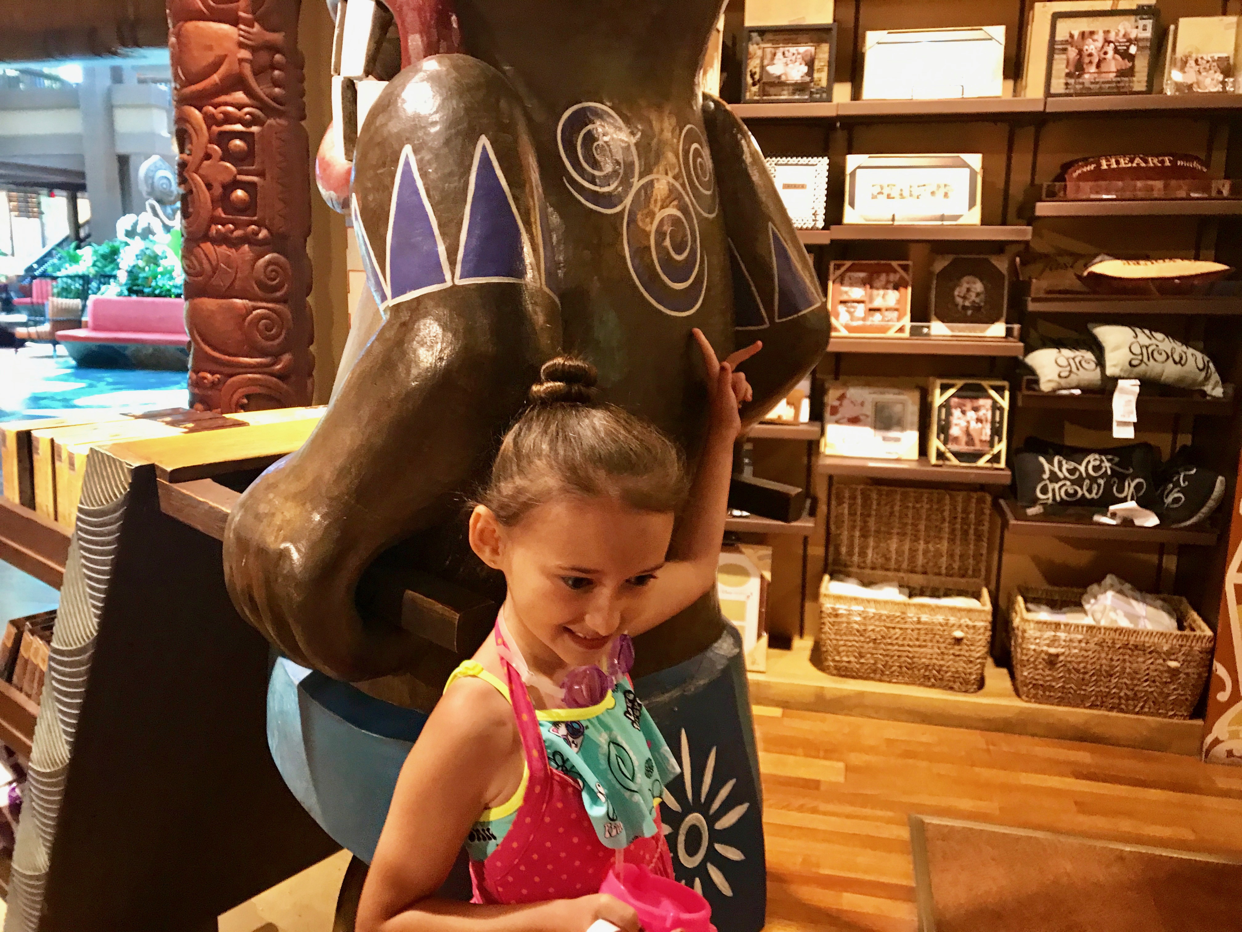 Hidden Mickey found in Walt Disney World's Polynesian Resort Gift Shop