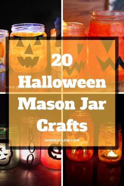 20 Halloween Mason Jar Crafts