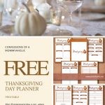 FREE Thanksgiving Planner Printable