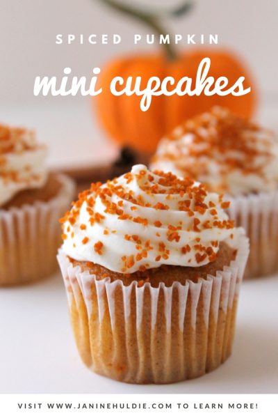 Spiced Pumpkin Mini Cupcakes