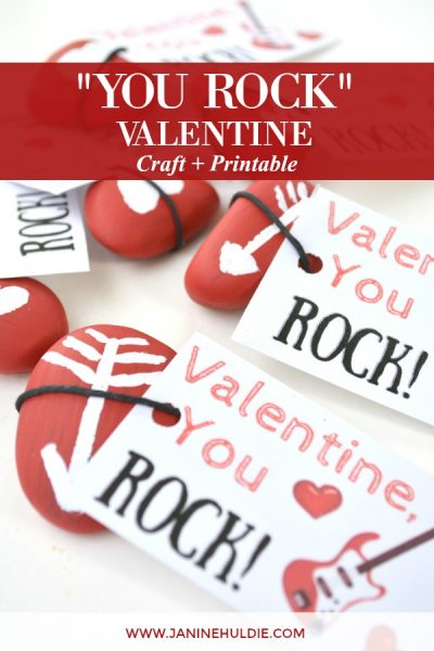 You Rock Valentine Craft and Printable 2