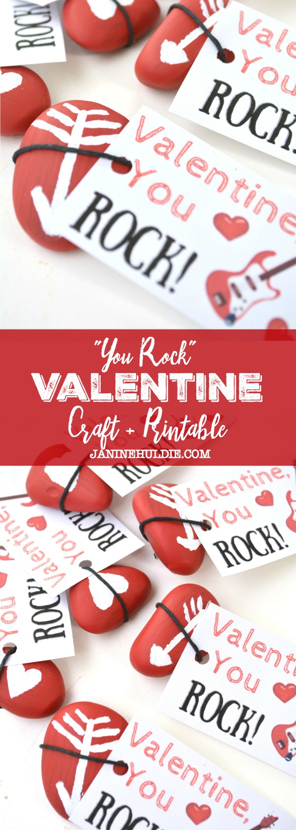 You Rock Valentine Craft and Printable