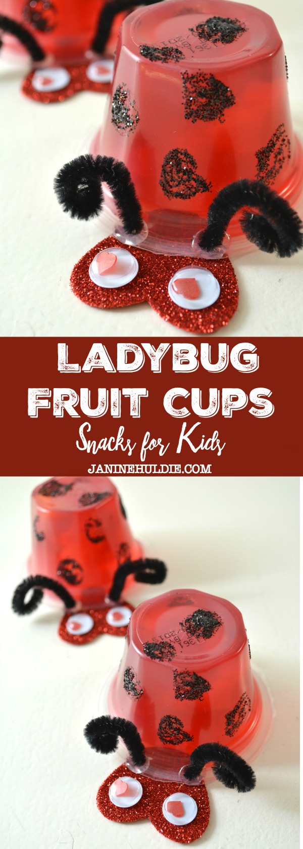 Ladybug Fruit Cup Snacks