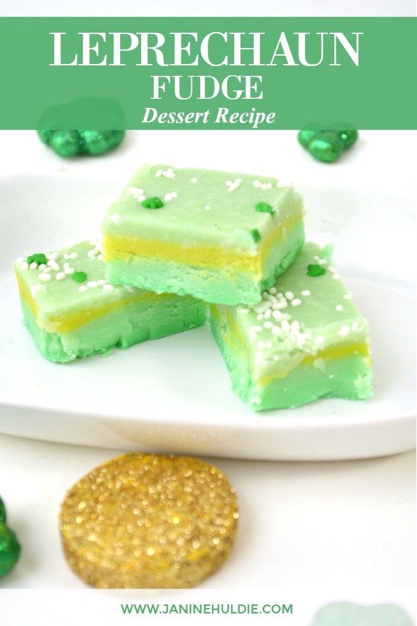 Leprechaun Fudge Dessert Recipe Featured Image
