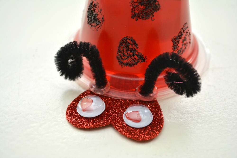 Step 7 Closeup for Ladybug Fruit Cups Snack for Kids