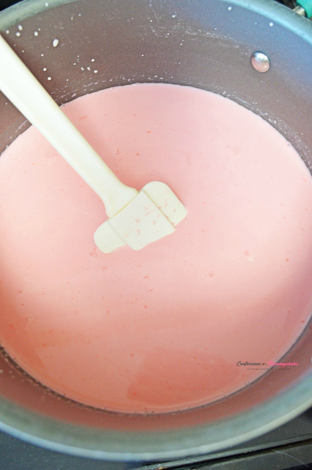 Stirring Pink Hot Chocolate