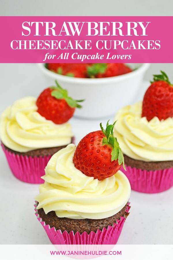 Strawberry Cheesecake Cupcakes Featured Image