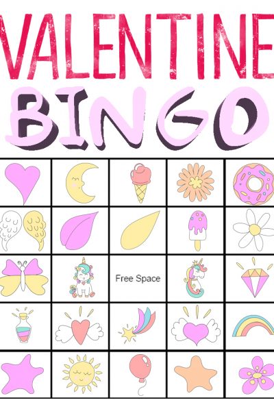 Valentine Bingo Printable