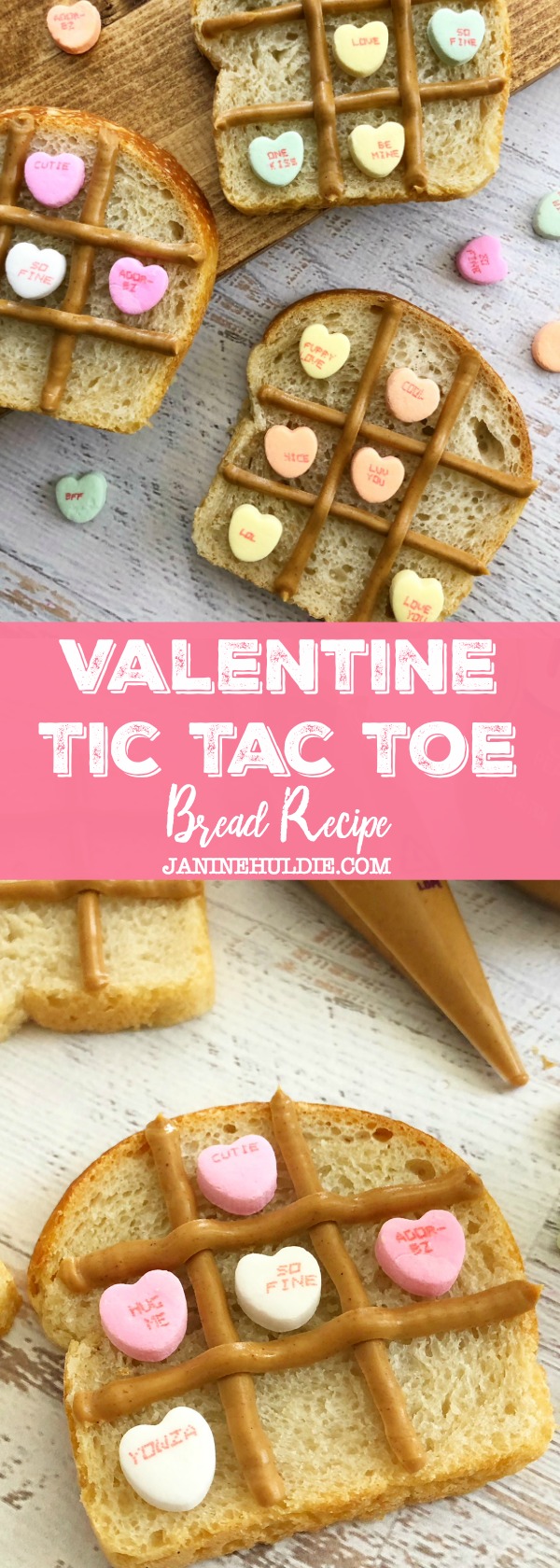 Valentine Tic Tac Toe Bread Recipe