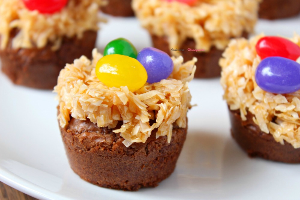 Bird Nest Brownie Bites Recipe Horizontal 1